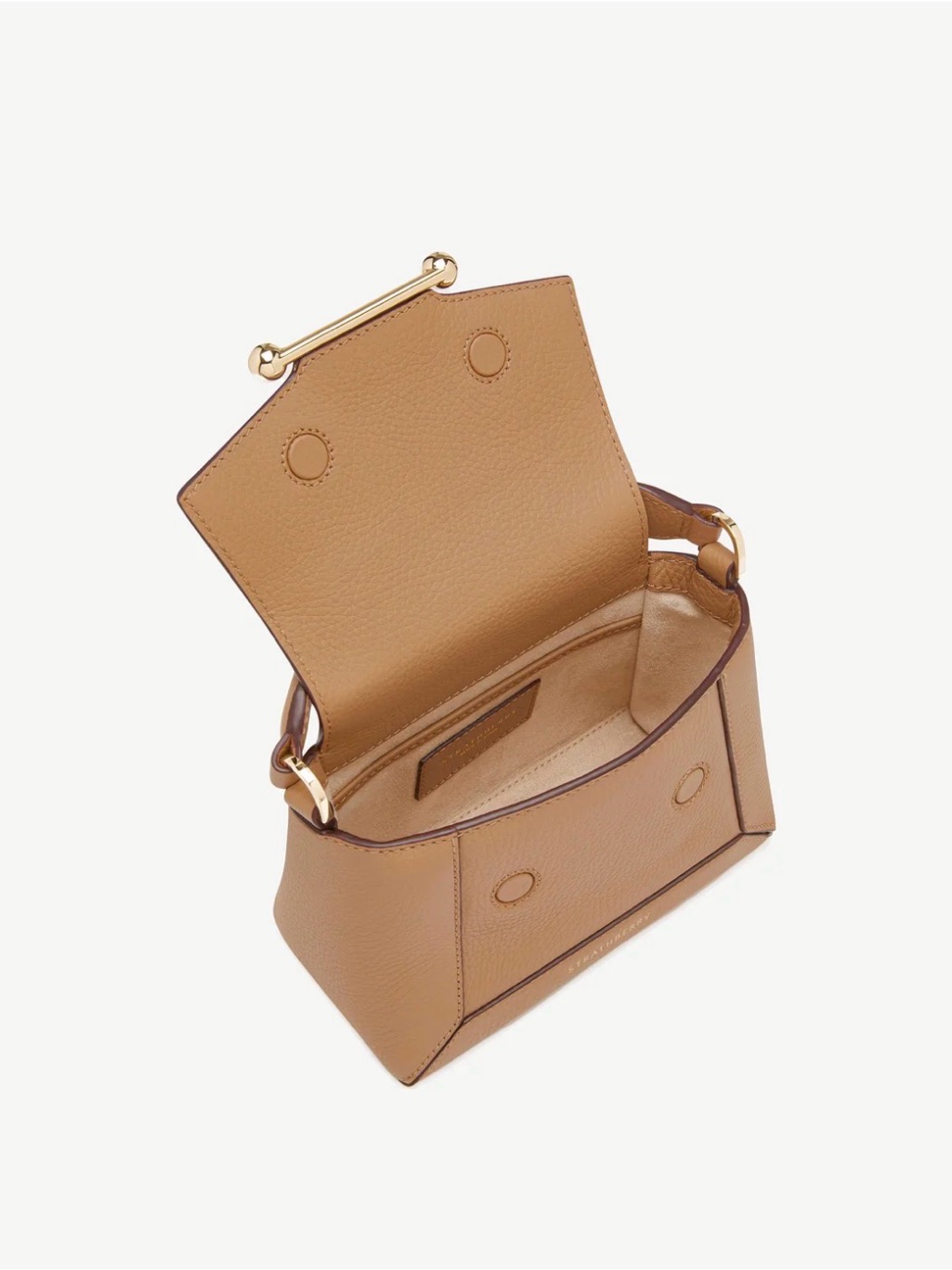 Strathberry Mosaic Nano Bag, Caramel — image 4 of 8